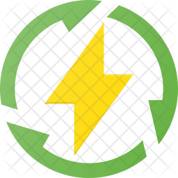 256x256 Renewable Energy Icon Of Flat Style