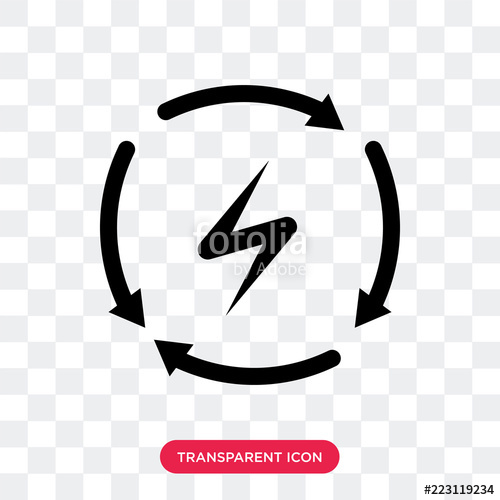 500x500 Renewable Energy Vector Icon Isolated On Transparent Background