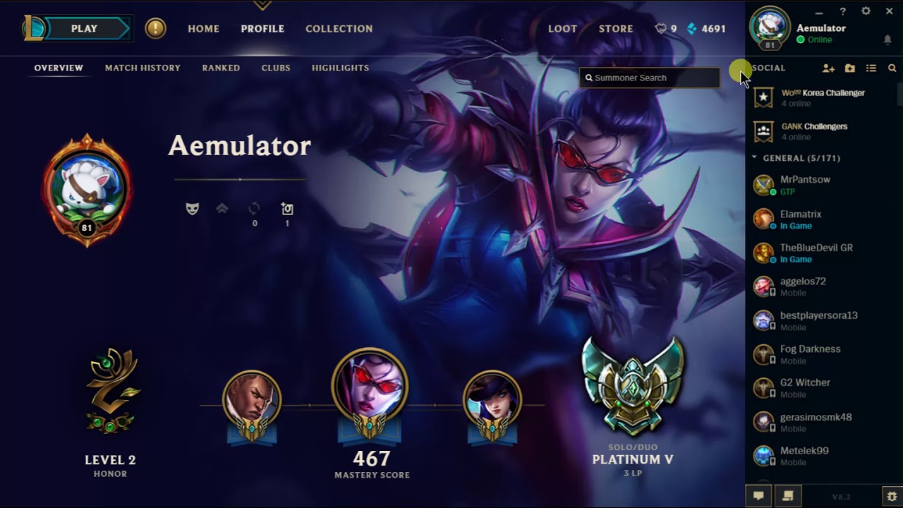 1280x720 Lol Rengar Icon