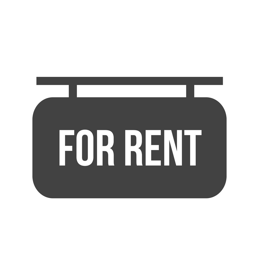 1024x1024 For Rent Glyph Icon