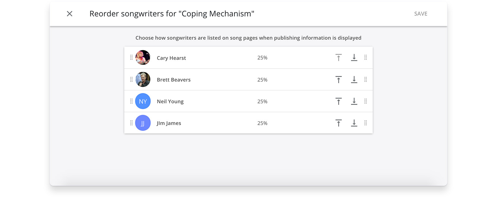 1600x635 Can I Reorder Songwriters On Song Pages Songspace