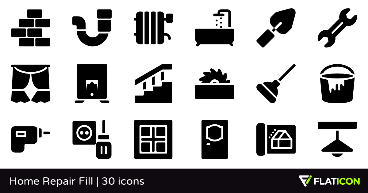 1200x630 Home Repair Fill Free Icons