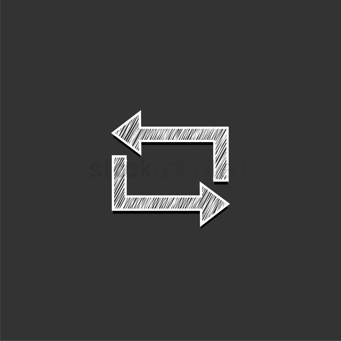 1300x1300 Repeat Icon Vector Image