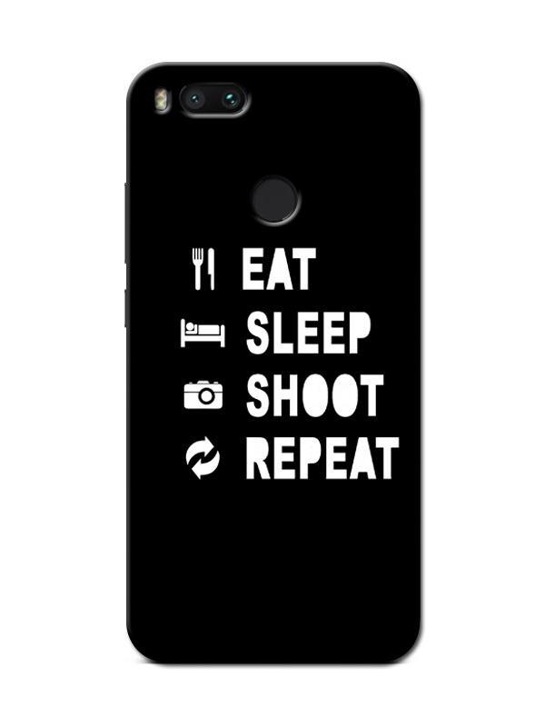 600x800 Eat Sleep Shoot Repeat Icon Minimal Designer Matte Finish