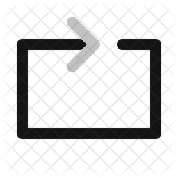 256x256 Repeat Icon Of Line Style