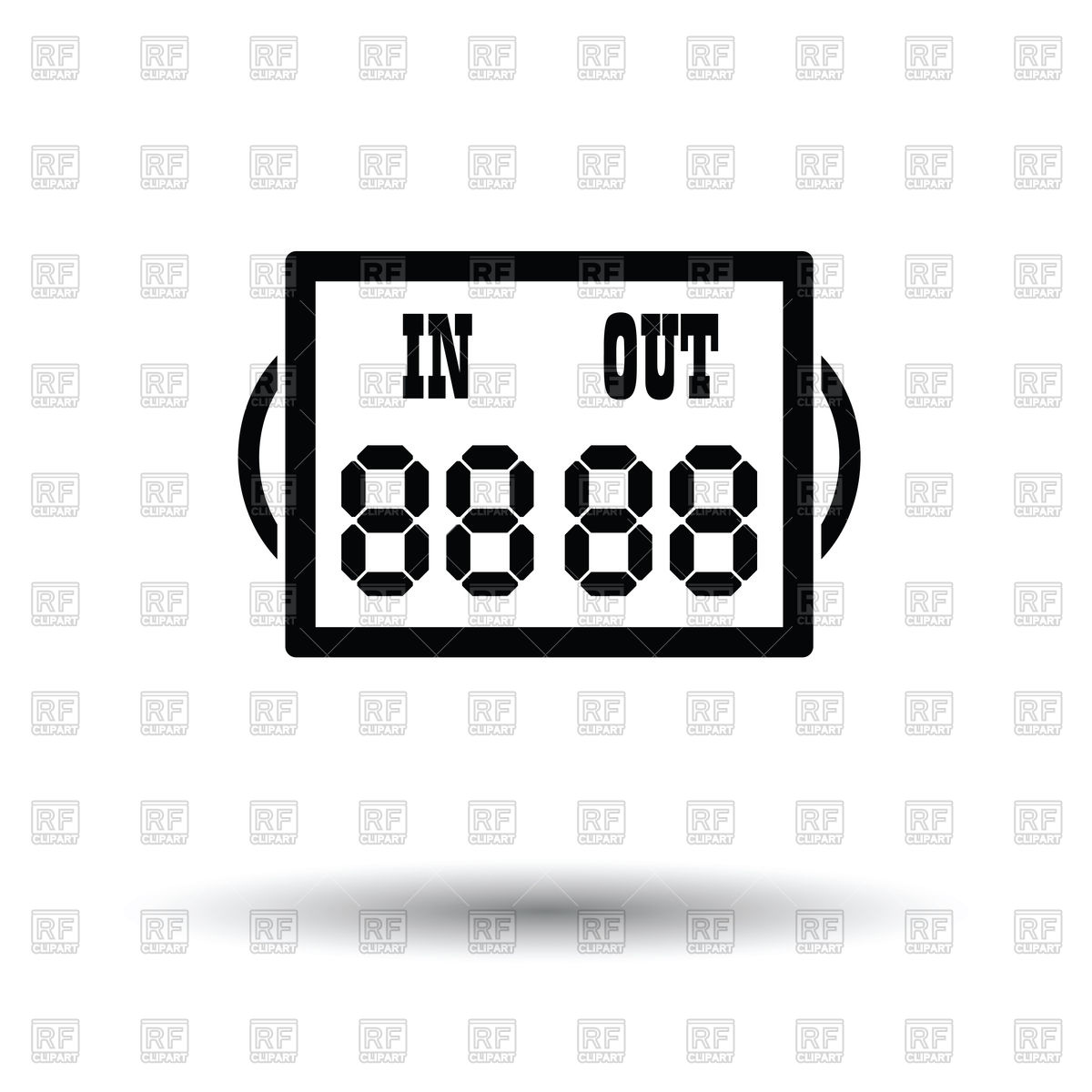 1200x1200 Soccer Referee Replace Scoreboard Icon Vector Image Of Sport