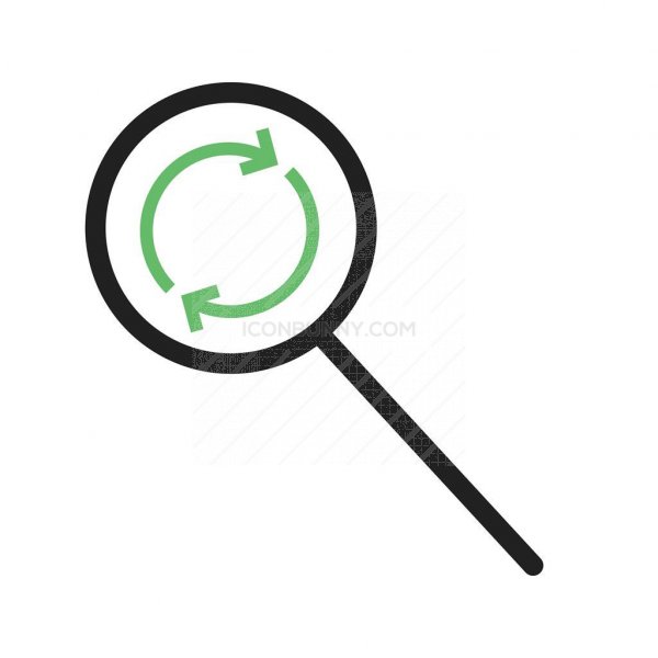 600x600 Find Replace Line Green Black Icon