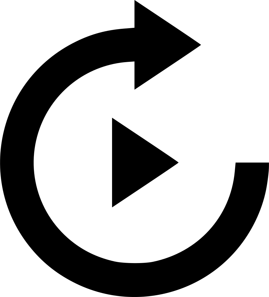 Replay Button Icon at Vectorified.com | Collection of Replay Button ...