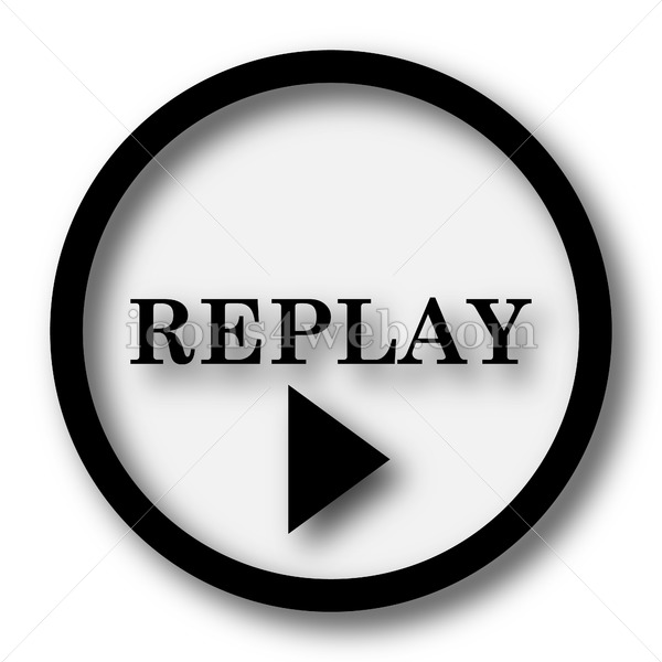 600x600 Replay Simple Icon Replay Simple Button