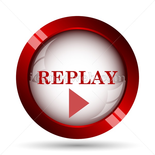600x600 Replay Website Icon High Quality Web Button