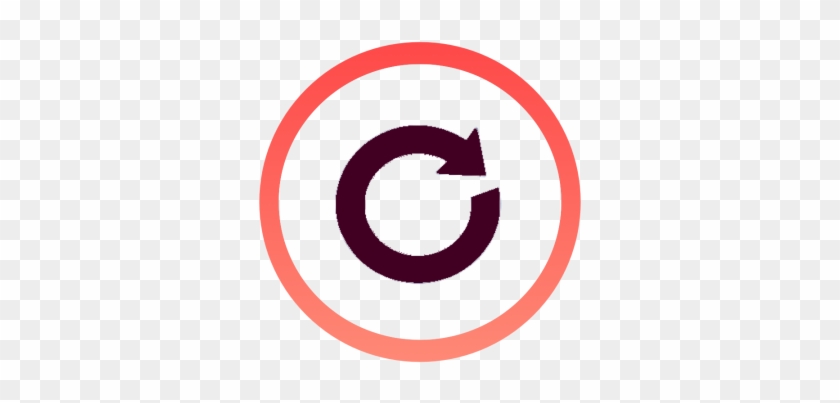 840x403 Replay Button, Replay Icon, Button, Orange Gradient