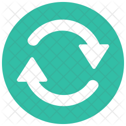 256x256 Replay Icon Of Flat Style