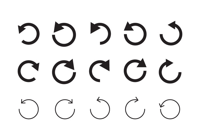 700x490 Free Replay Icon Vector
