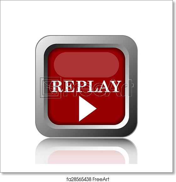 561x581 Free Art Print Of Replay Icon Replay Icon Internet Button