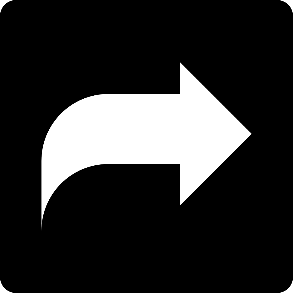 980x980 Reply Arrow In A Square Png Icon Free Download
