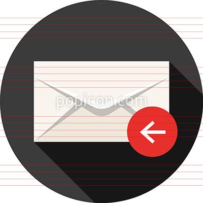 400x400 Email Reply Icon On Background