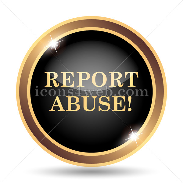 600x600 Report Abuse Gold Icon