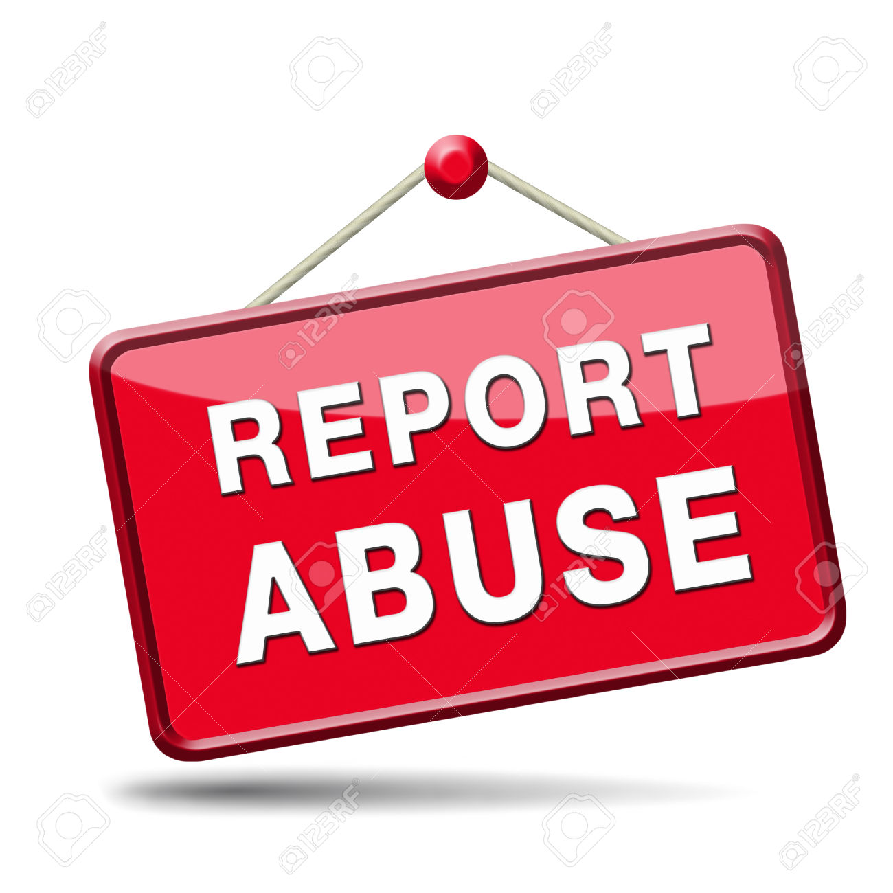 1300x1300 Report Abuse Sign