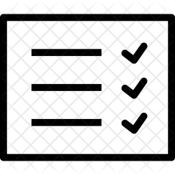 256x256 Report Card Icon Of Line Style