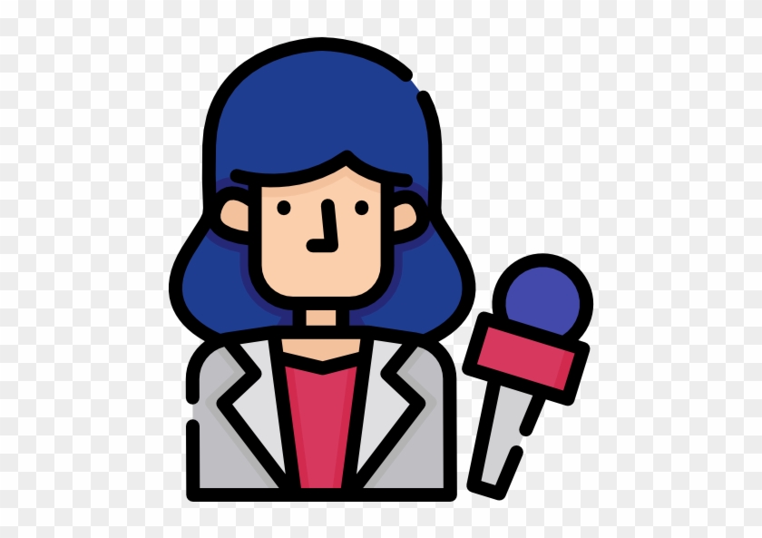 840x593 News Reporter Free Icon