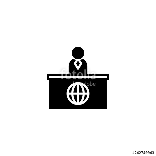 500x500 News Reporter Icon Vector News Reporter Vector Graphic