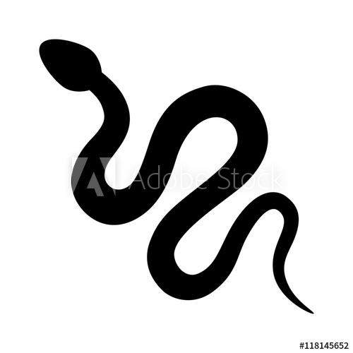 500x500 Reptile Snake Or Serpent Flat Icon For Animal Apps And Websites