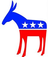 160x189 The Democratic Donkey And The Republican Elephant