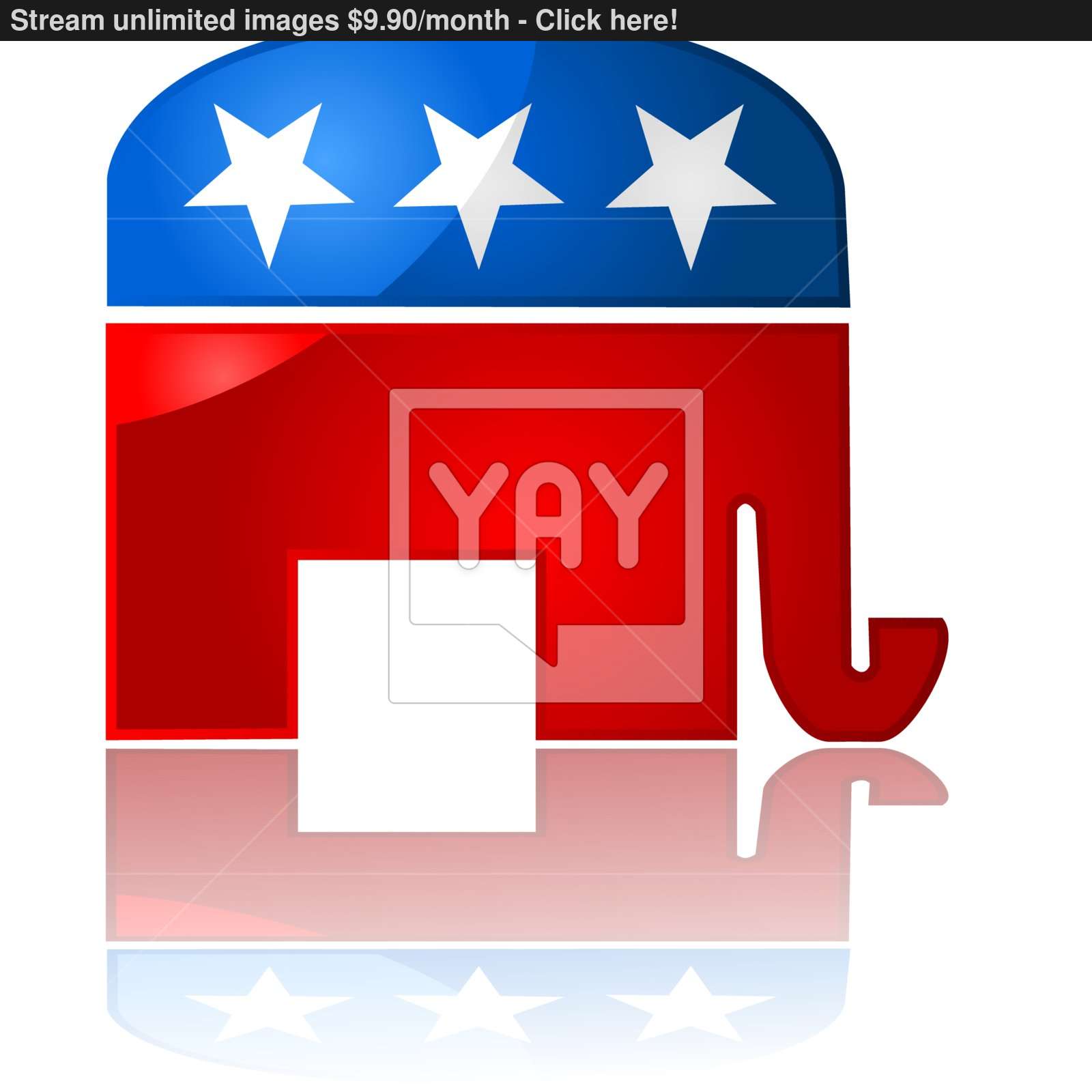 1600x1600 Republican Party Icon Vector