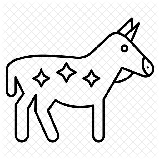 512x512 Republican Sign Icon Of Line Style