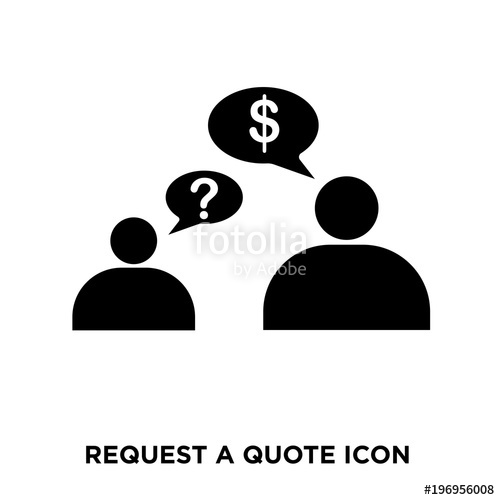 500x500 Request A Quote Icon Stock Image And Royalty Free Vector