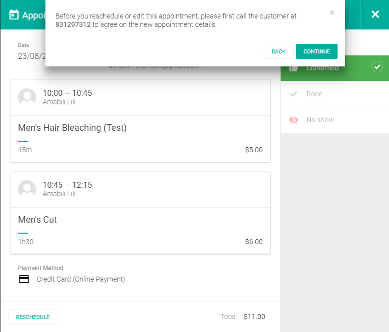 779x665 How Do I Edit Or Reschedule A Booking Vaniday Helpdesk