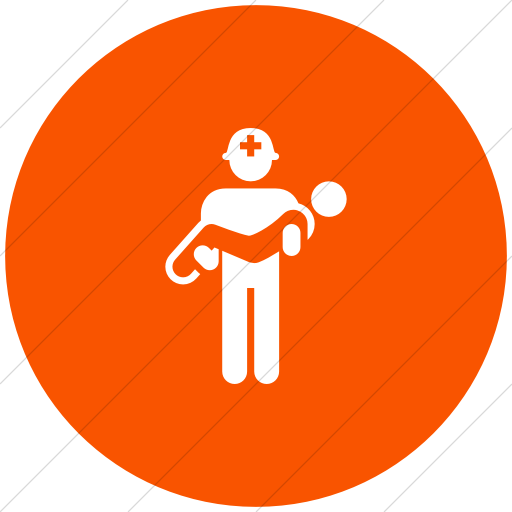 512x512 Iconsetc Flat Circle White On Orange Iconathon Search And Rescue