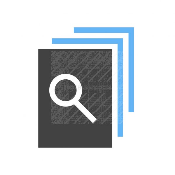 600x600 Research Blue Black Icon