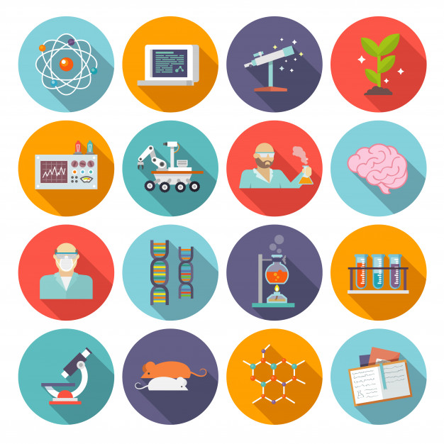 626x626 Science And Research Icon Flat Vector Free Download