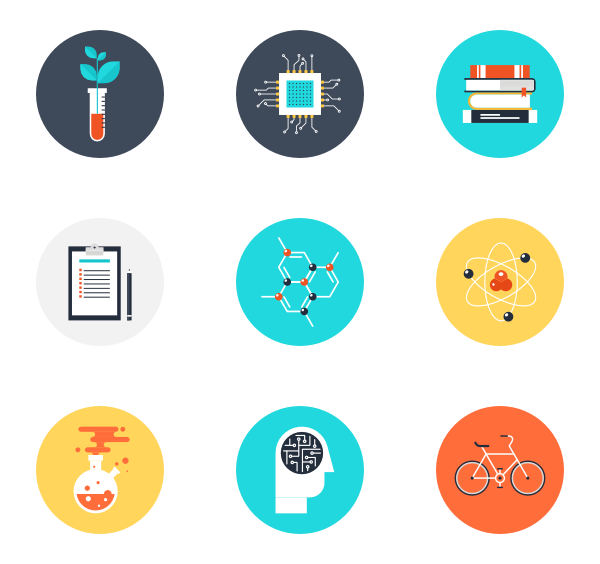 600x564 Educational And Research Icon Packs