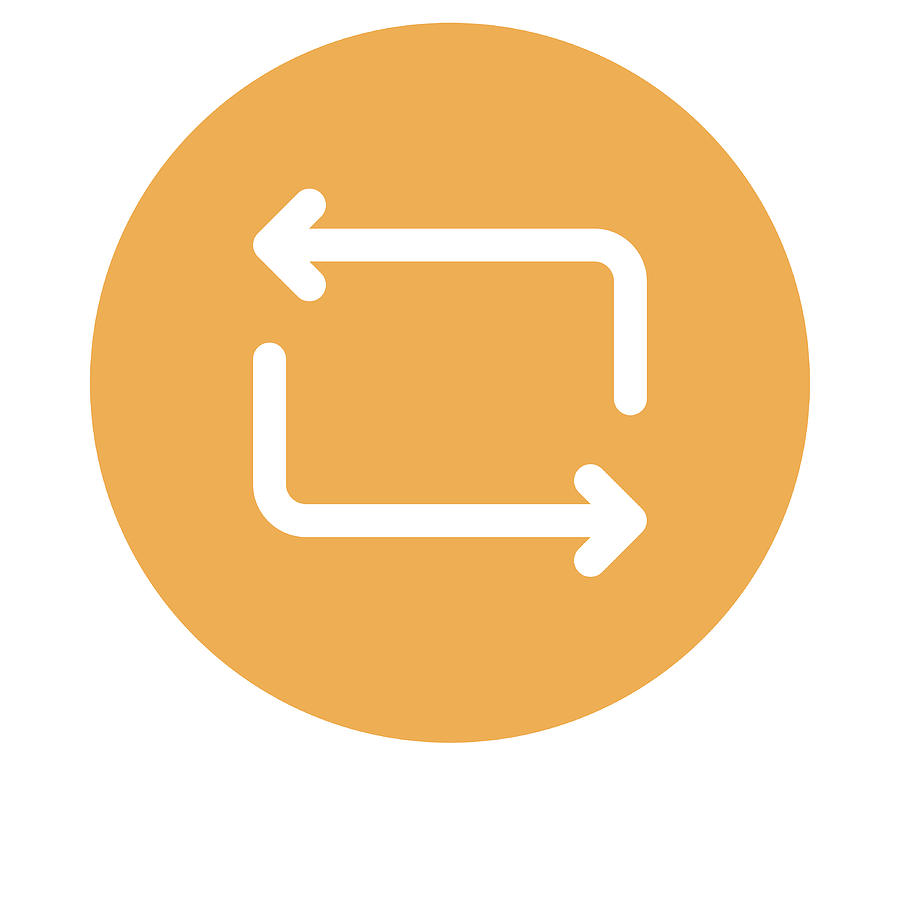 900x900 Resend Glyphs Flat Circle Icon