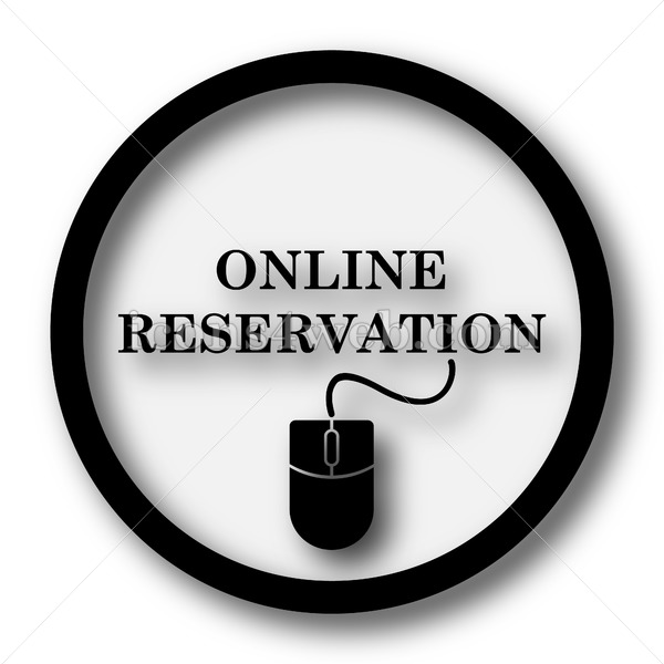 600x600 Online Reservation Simple Icon Online Reservation Simple Button