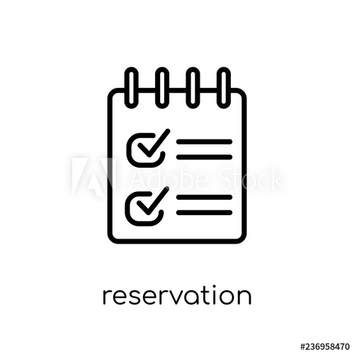 500x500 Reservation Icon From Restaurant Collection