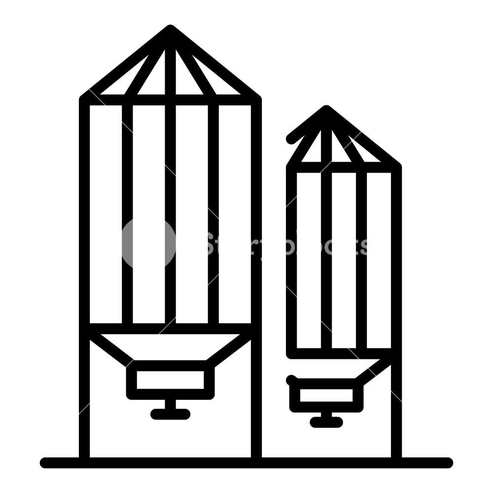 1000x1000 Whisky Reserve Factory Icon Outline Whisky Reserve Factory Vector