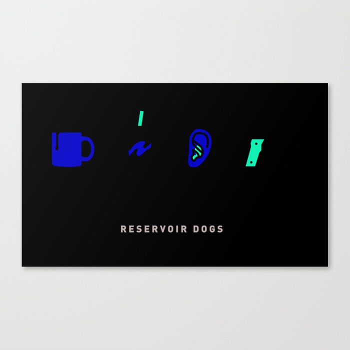 700x700 Reservoir Dogs, Four Icon Challenge Canvas Print