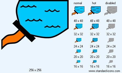 464x280 Reservoir Icon Standard Infrastructure Icons