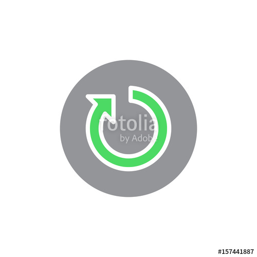 Reset Button Vector Icon, Colorful Sign Stock Image And Royalty 500x500 Reset Button Vector Icon, Colorful Sign Stock Image And Royalty