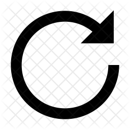 256x256 Reset Icon Of Glyph Style