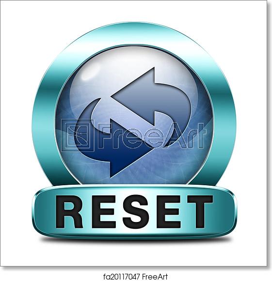 561x581 Free Art Print Of Reset Icon Reset Icon Start Again Or Refresh