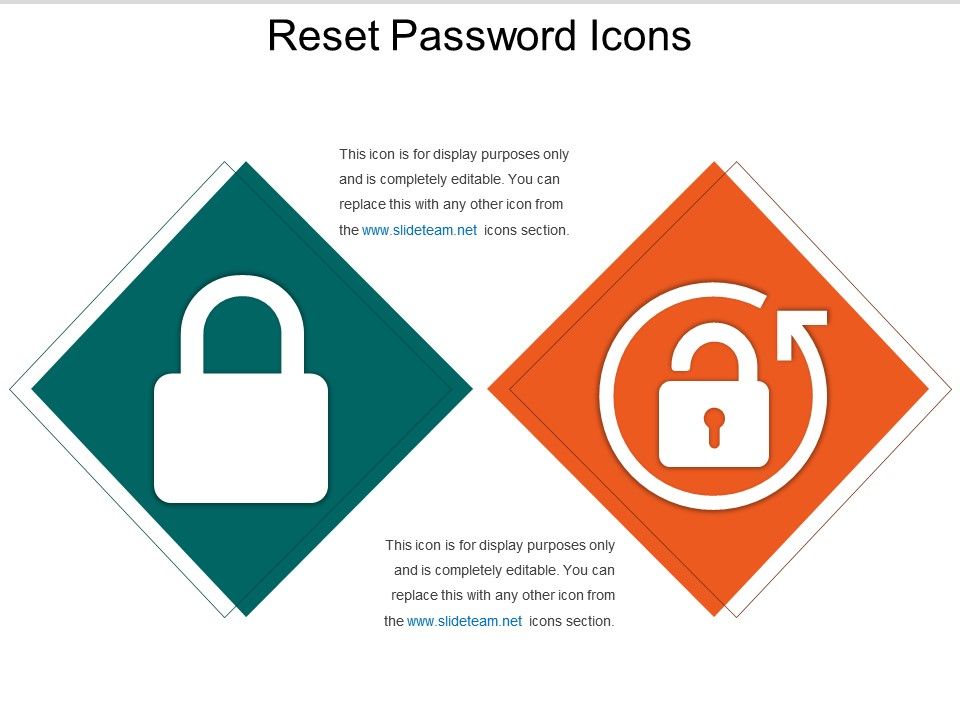 960x720 Reset Password Icons Powerpoint Shapes Powerpoint Slide Deck