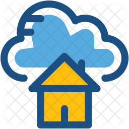 256x256 Residence Icon Of Colored Outline Style
