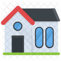 256x256 Residence Icon Of Flat Style