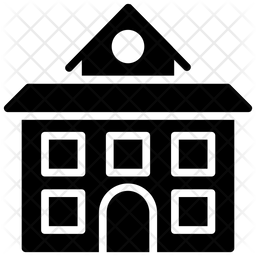 256x256 Residence Icon Of Glyph Style