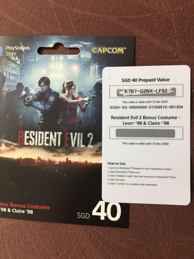 810x1080 Resident Evil Bonus Costume, Toys Games, Video Gaming