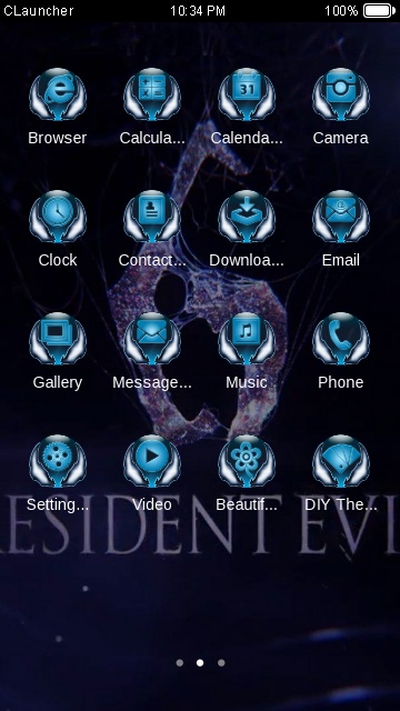 360x640 Resident Evil Free Android Theme U Launcher